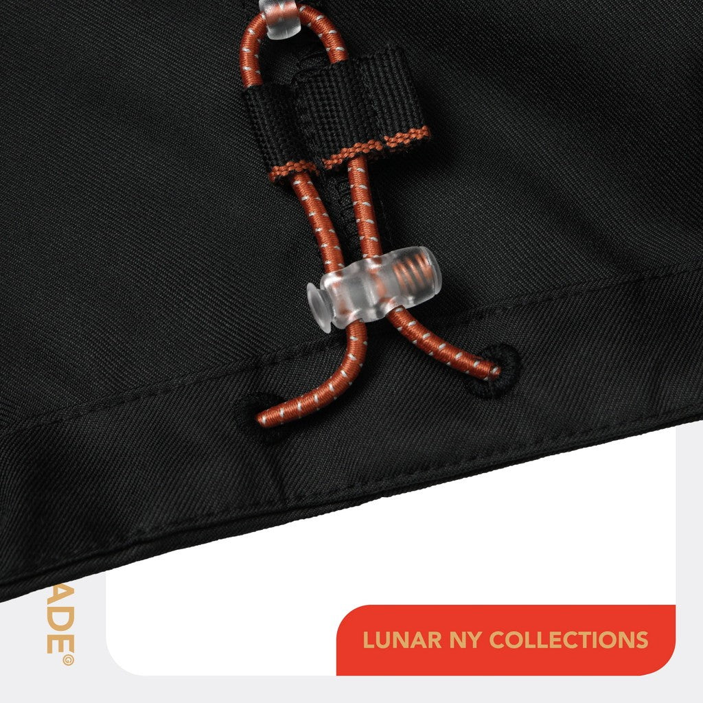 Lunar 26 - Utility Ruched Work Pants #Black [GOOPI-26SS-FEB-01]