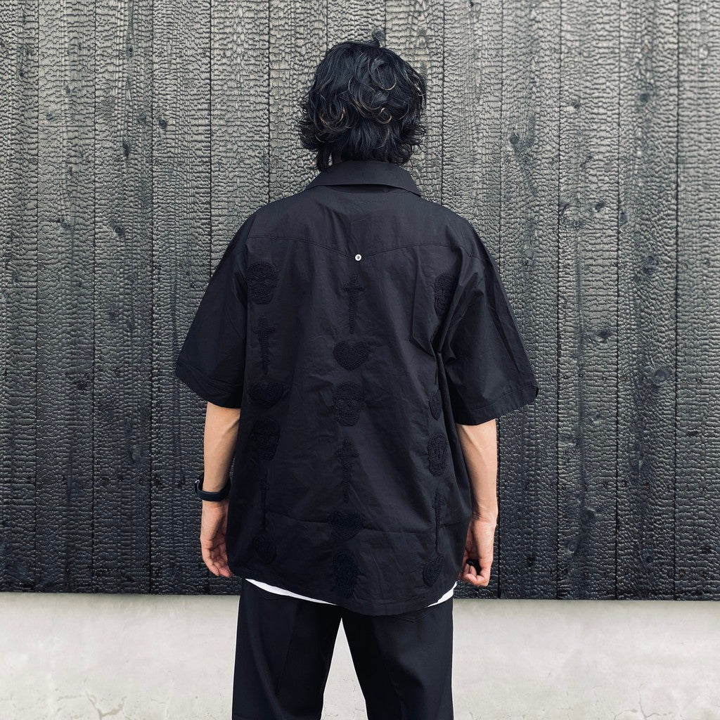 Guayabera s/s shirt #black [BV-SH2600610]