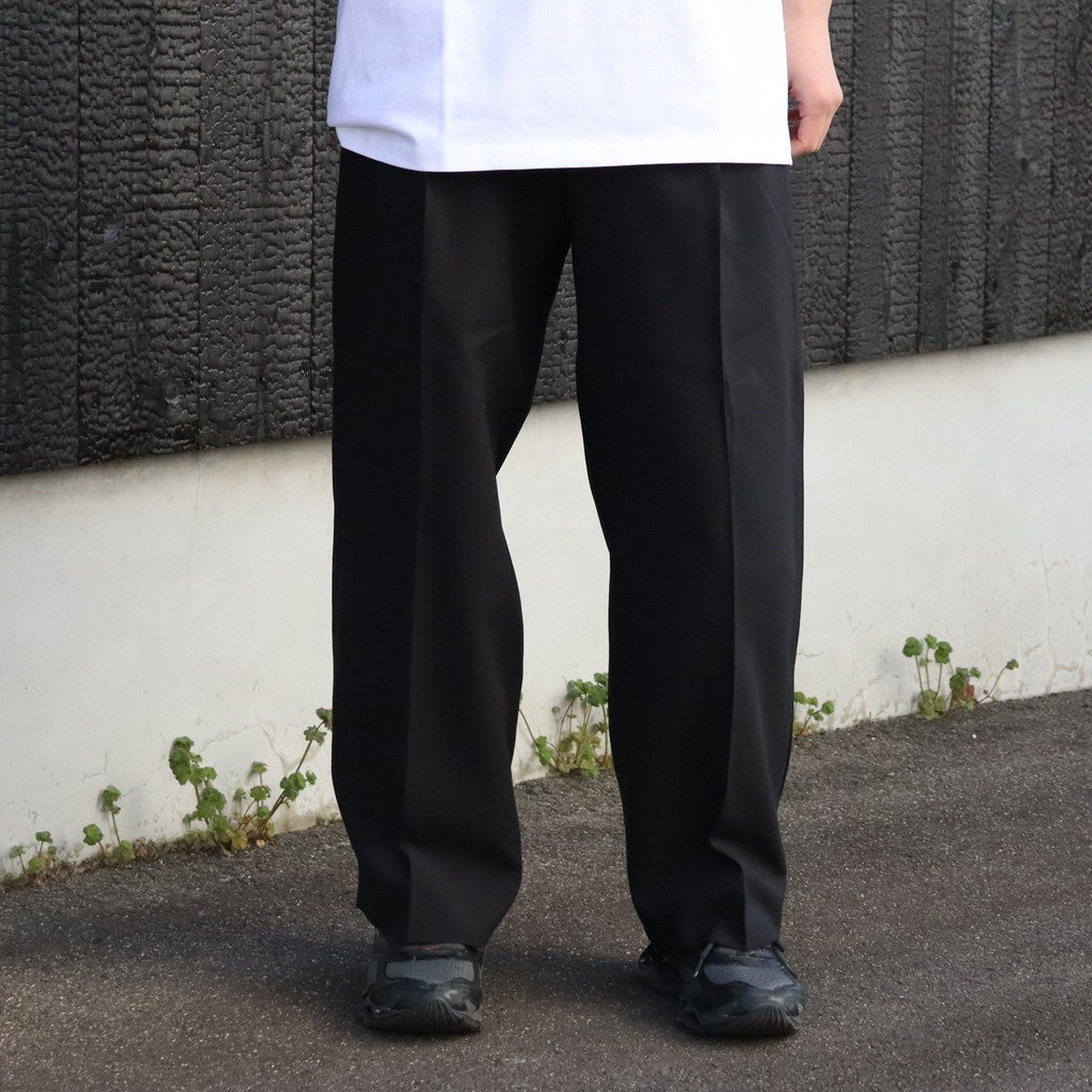 Ventilation Wide Slacks #Black [SD26S-PT05] - cocorozashi 三重県