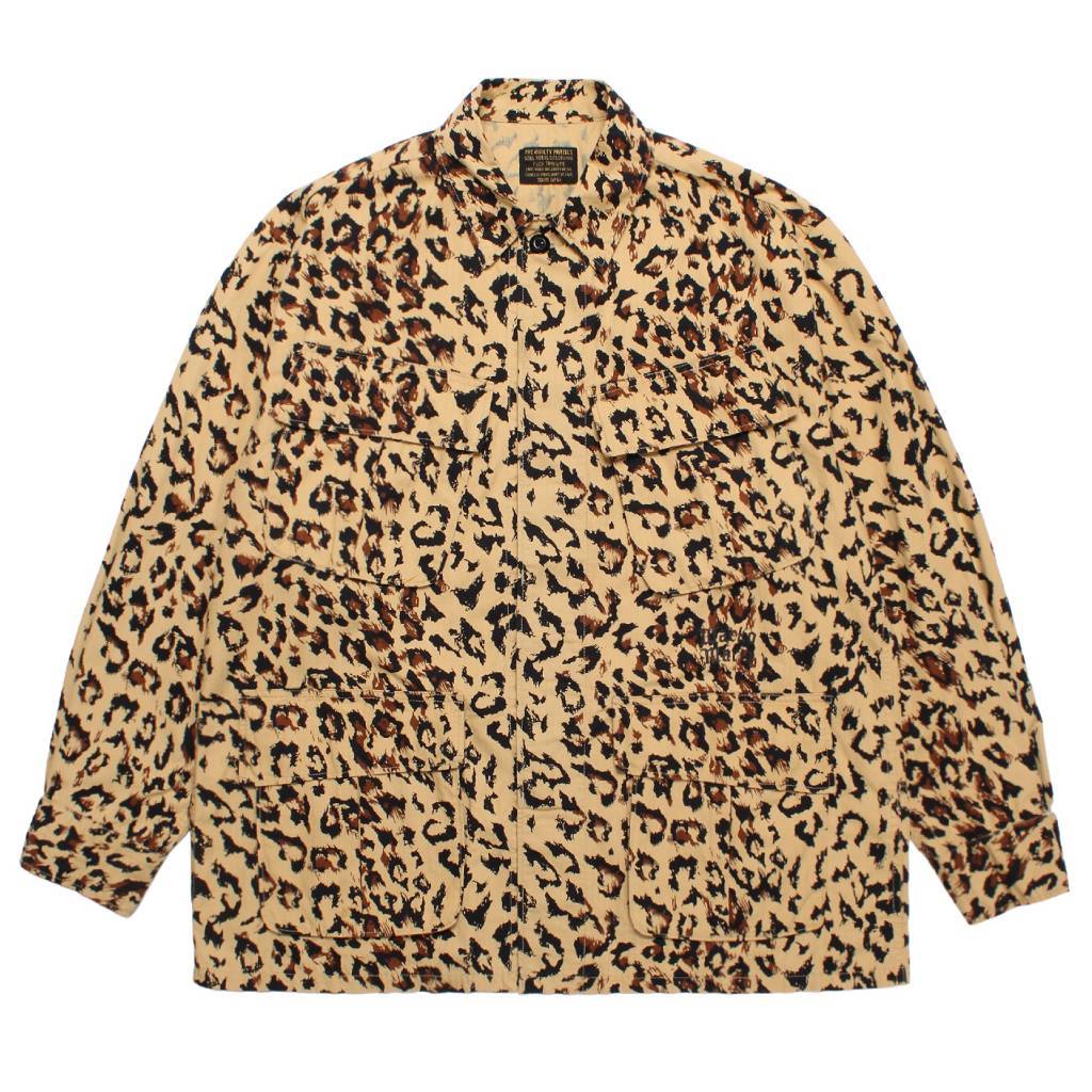 LEOPARD FATIGUE JACKET #BEIGE [26FWE-WMO-ML02]