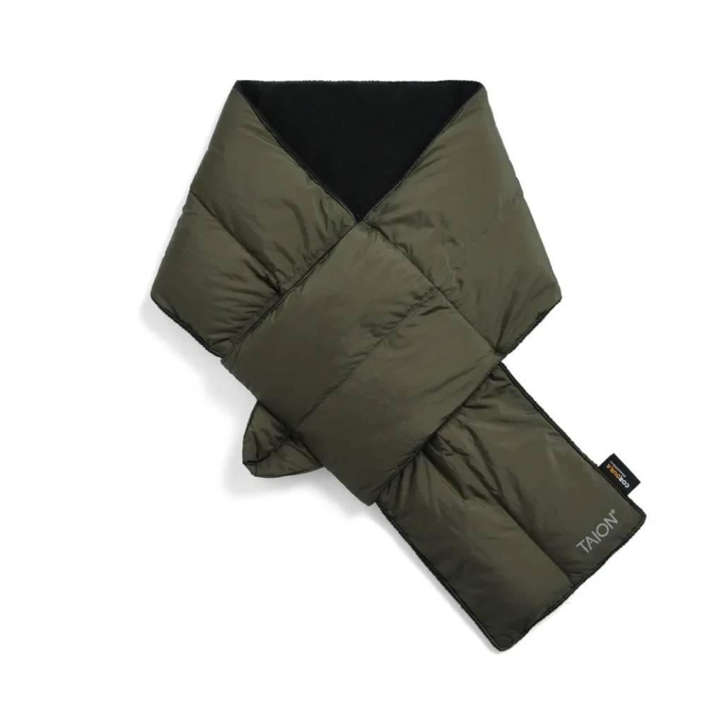 WORK DOWN SCARF #D.OLIVE [TAION-201WK]