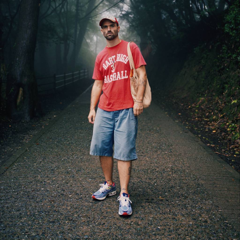 SeanWotherspoon | WAVE MG4 LS SW (Japan Limited) #LIGHT BLUE/OFF-WHITE/RED [D1GD263101]