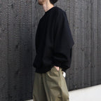 WAFFLE CREW KNIT #Black [SS26-SW03]