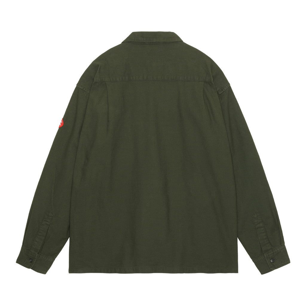 COTTON LPOC OPEN SHIRT #GREEN [CES24SH07]