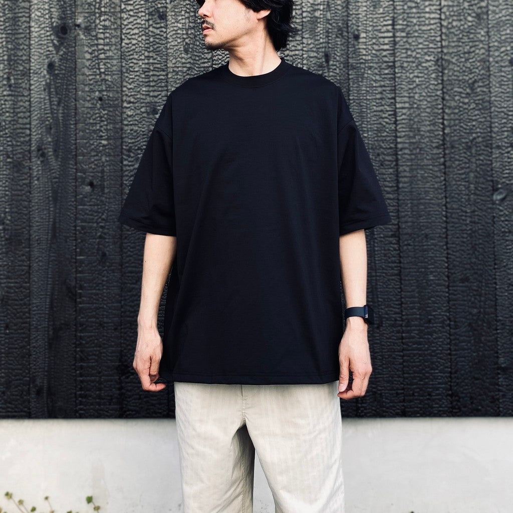 TECH DRAWSTRING S/S TEE #BLACK [BE-35026]