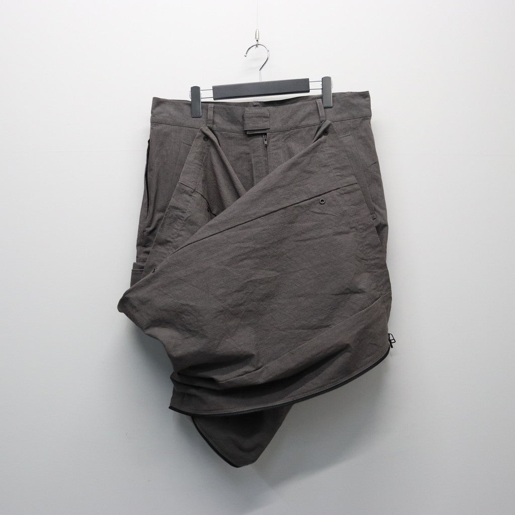 FANG AIR FORCE PANTS (SKIRT) #CHARCOAL [JI-26SS-PT02]