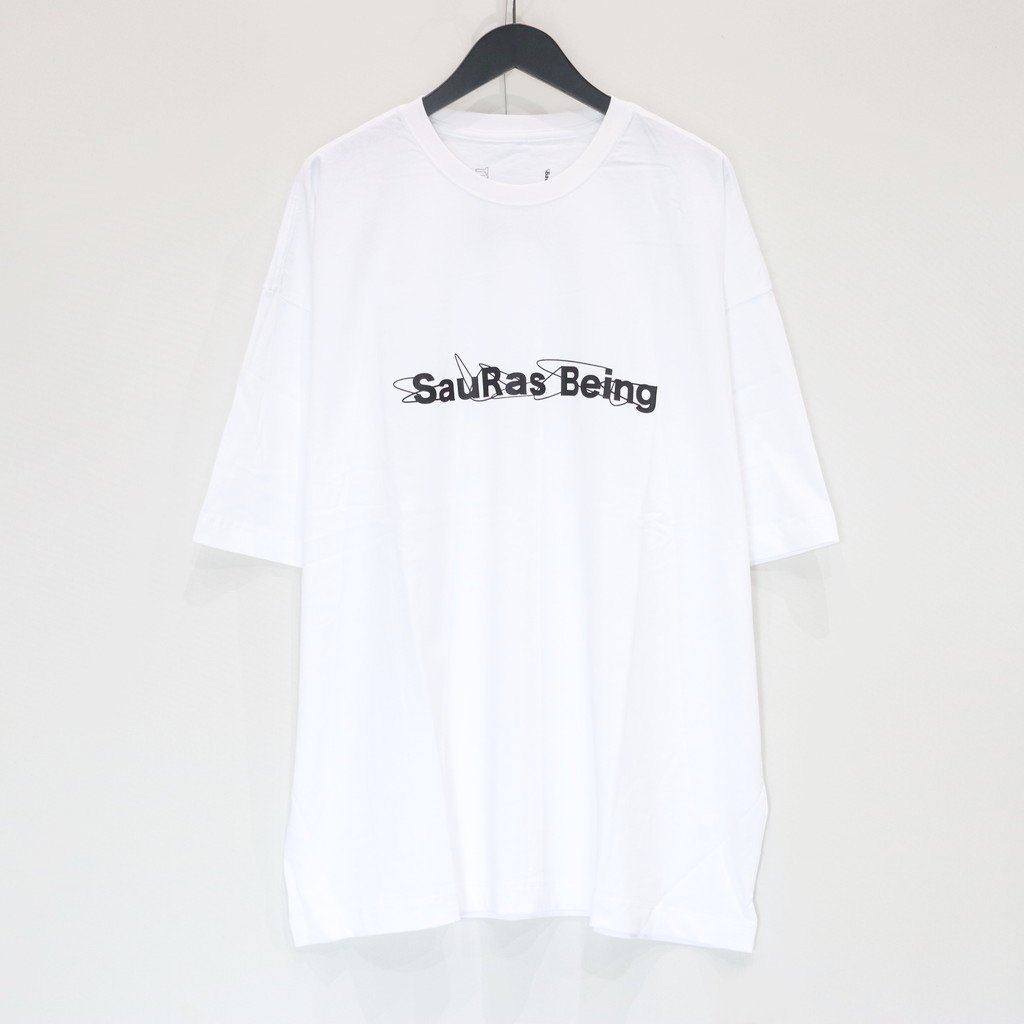 SauRas Being | S/S T-SHIRT #White [SS25-SRB04]