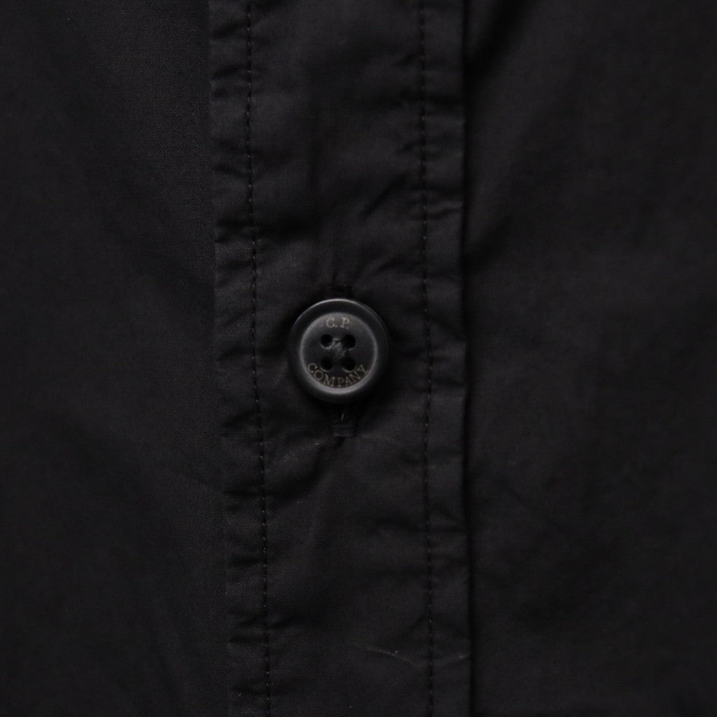 SH LONG SLEEVE IN POPELINE #BLACK 999 [20CMSH229A]