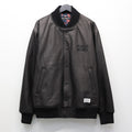 LEATHER VARSITY JACKET ( TYPE-2 ) #BLACK [26SSE-WMO-BL02]