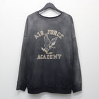 U.S. AIR FORCE EAGLE SWEATSHIRT AGED #AGED BLACK [BW252-UAES]