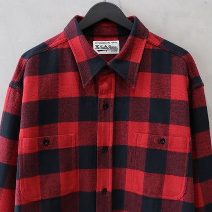 FLANNEL REGULAR COLLAR SHIRT #RED [24FW-WMS-RC01]