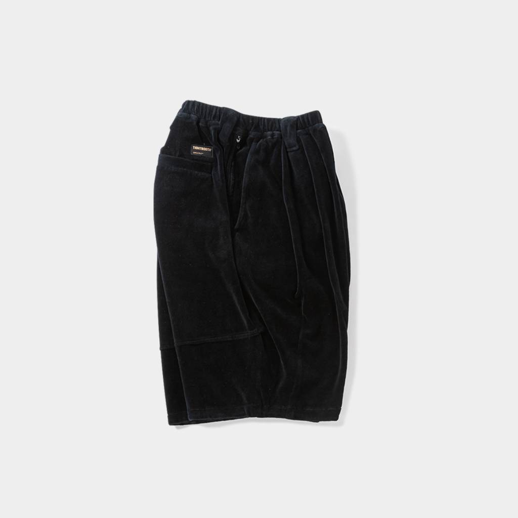 VELOUR BIG SHORTS #Black [SS26-B07]