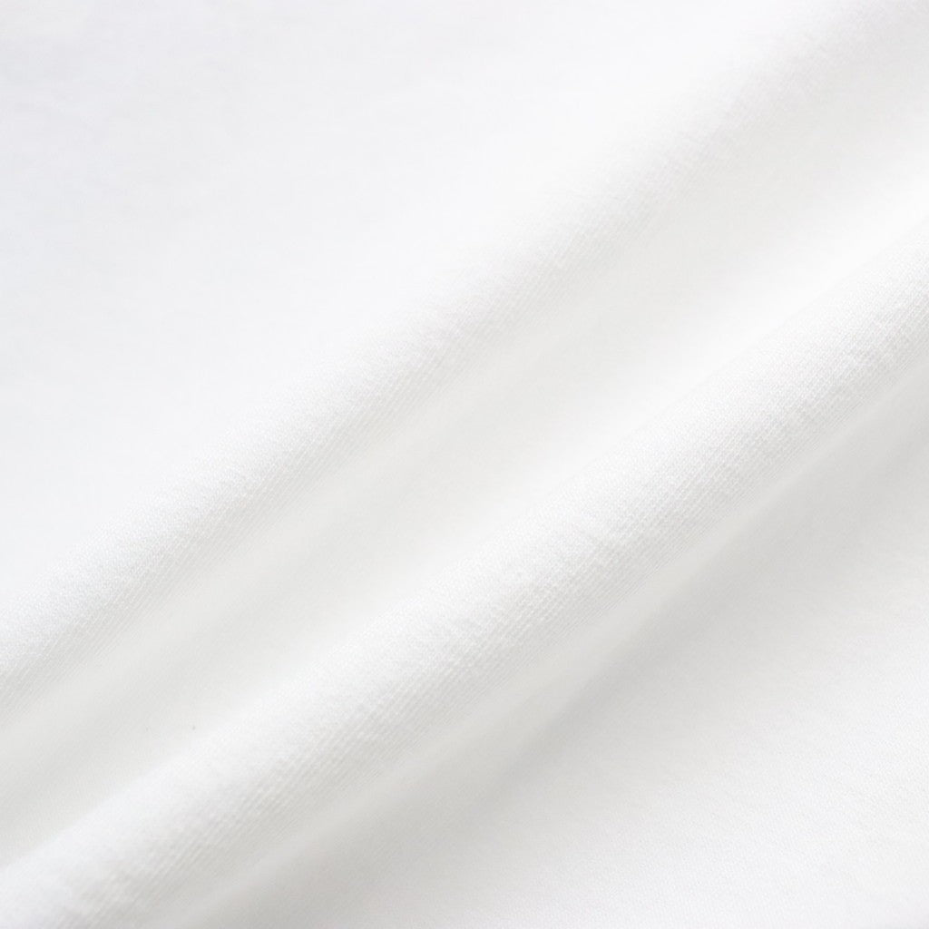 WASHED HEAVY WEIGHT CREW NECK LONG SLEEVE T-SHIRT ( TYPE-2 ) #WHITE [26FW-WMT-LT02]