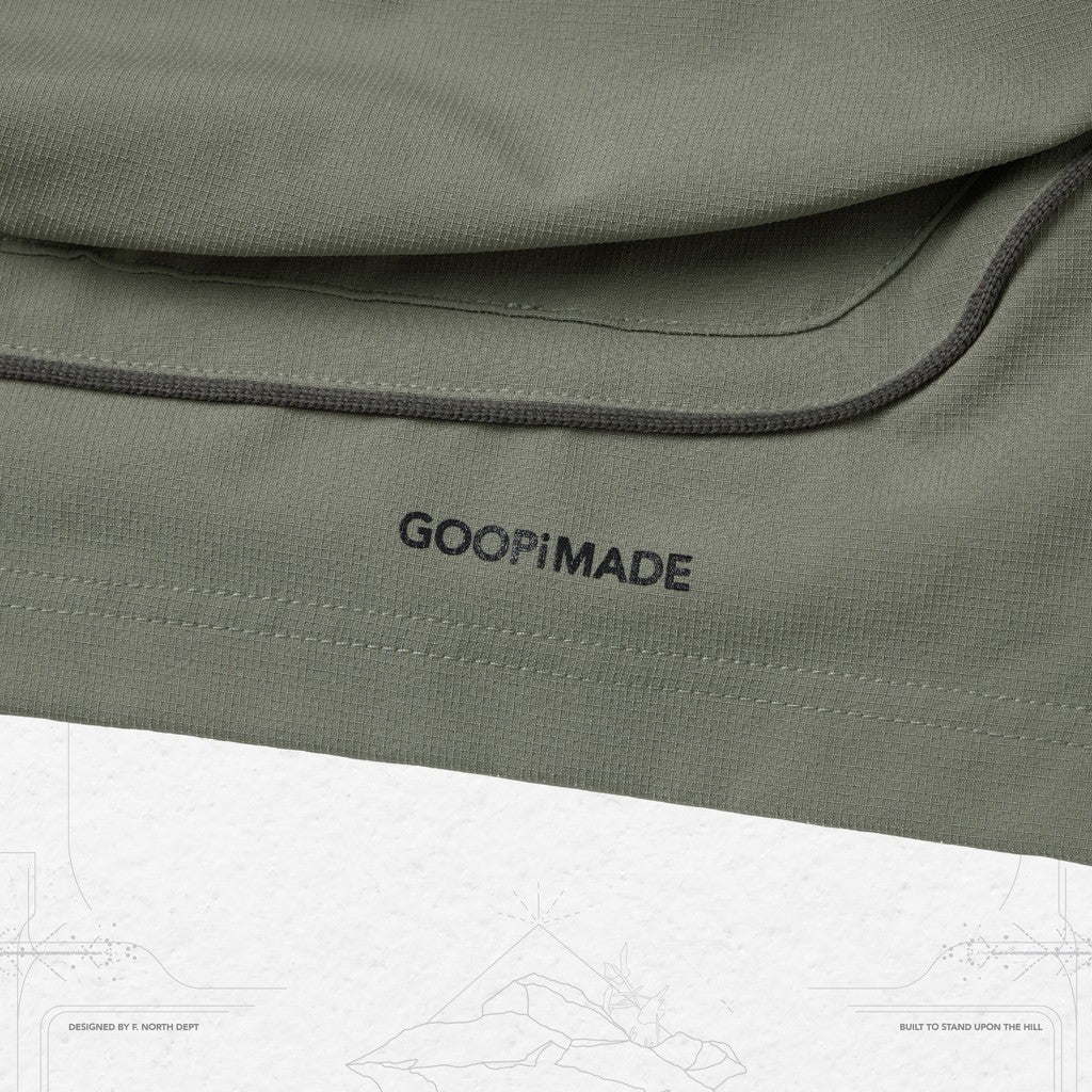 "LM-S01" G-輕便實用短褲 #SAGE [GOOPI-24SS-AUG-01]