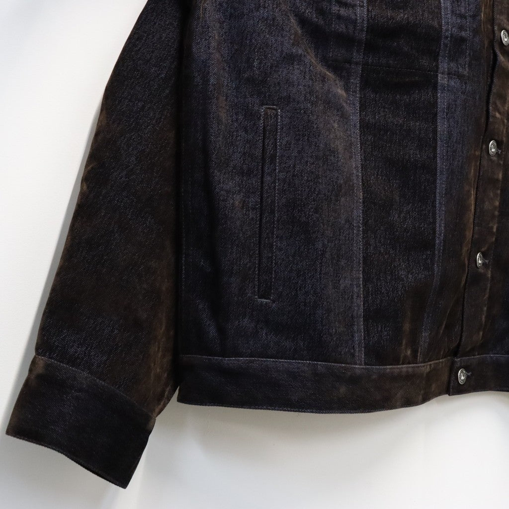 FLOCKY DENIM JAKCET #Navy [FW26-JK11]
