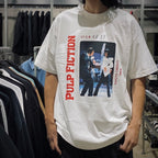 PULP FICTION | CREW NECK T-SHIRT ( TYPE-3 ) #WHITE [PF-WM-TEE05]
