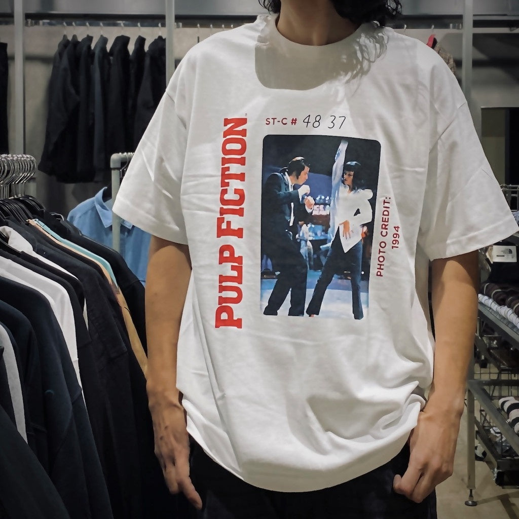 PULP FICTION | CREW NECK T-SHIRT ( TYPE-3 ) #WHITE [PF-WM-TEE05]