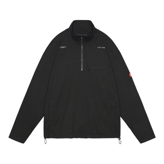 HALF ZIP LIGHT PULLOVER #BLACK [CES26CS15]