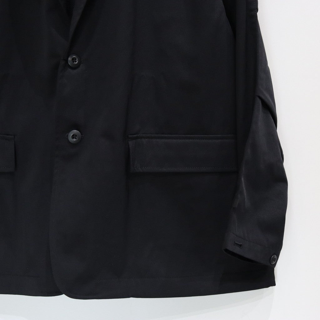 TECH LOOSE 2B JACKET TWILL #BLACK [BJ-56025] - cocorozashi 三重県