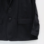 TECH LOOSE 2B JACKET TWILL #BLACK [BJ-56025]