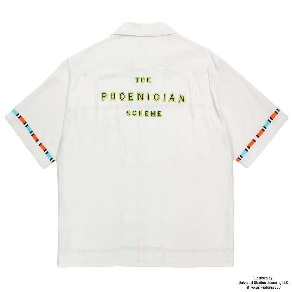 THE PHOENICIAN SCHEME | S/S HAWAIIAN SHIRT ( TYPE-1 ) #WHITE [TPS-WM-HI01]