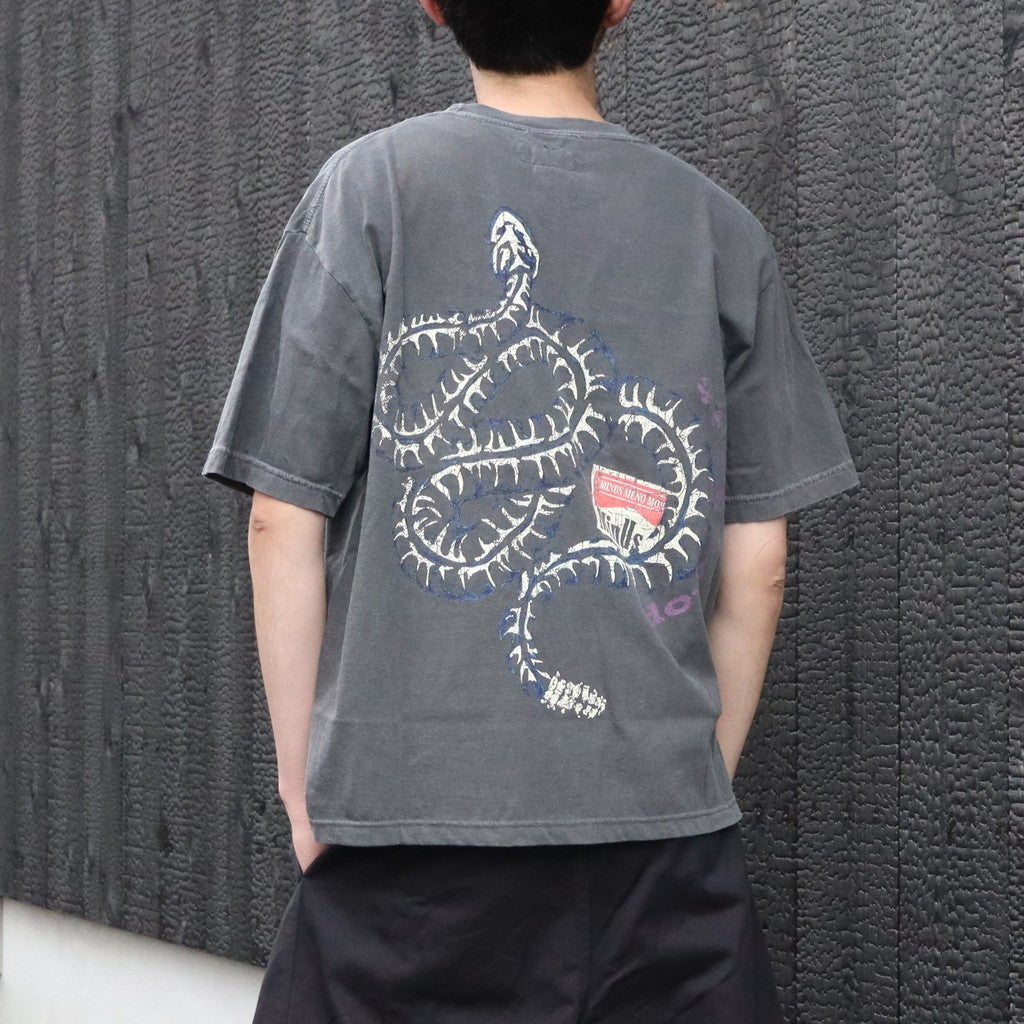 Bootleg Pocket Tee(NOTHING) #10YEARS BLACK [M-P3-BG11]