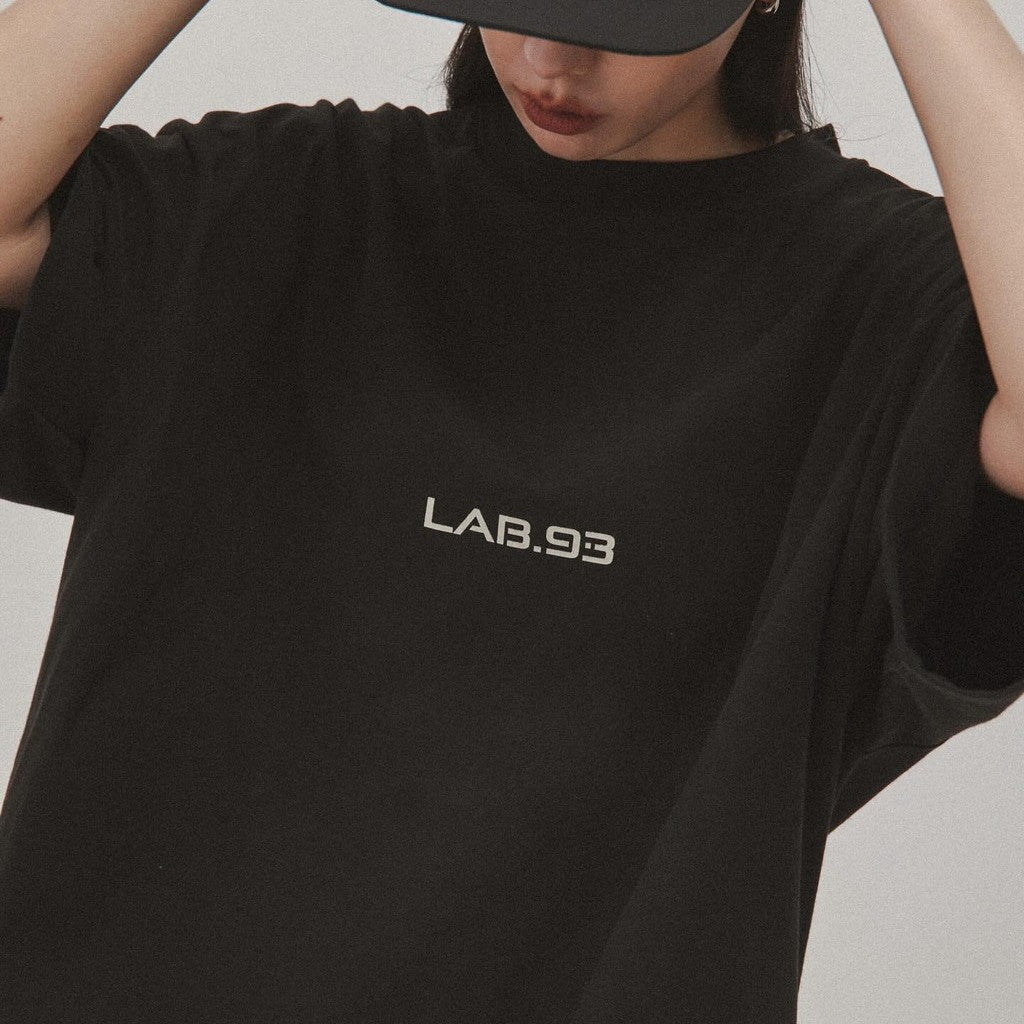 M001-G“LAB-93”图案 T 恤 #SHADOW [GOOPI-24SS-APR-02]