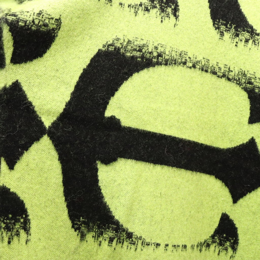 PATTERN MOHAIR KNIT #Green [26FW_KN01]