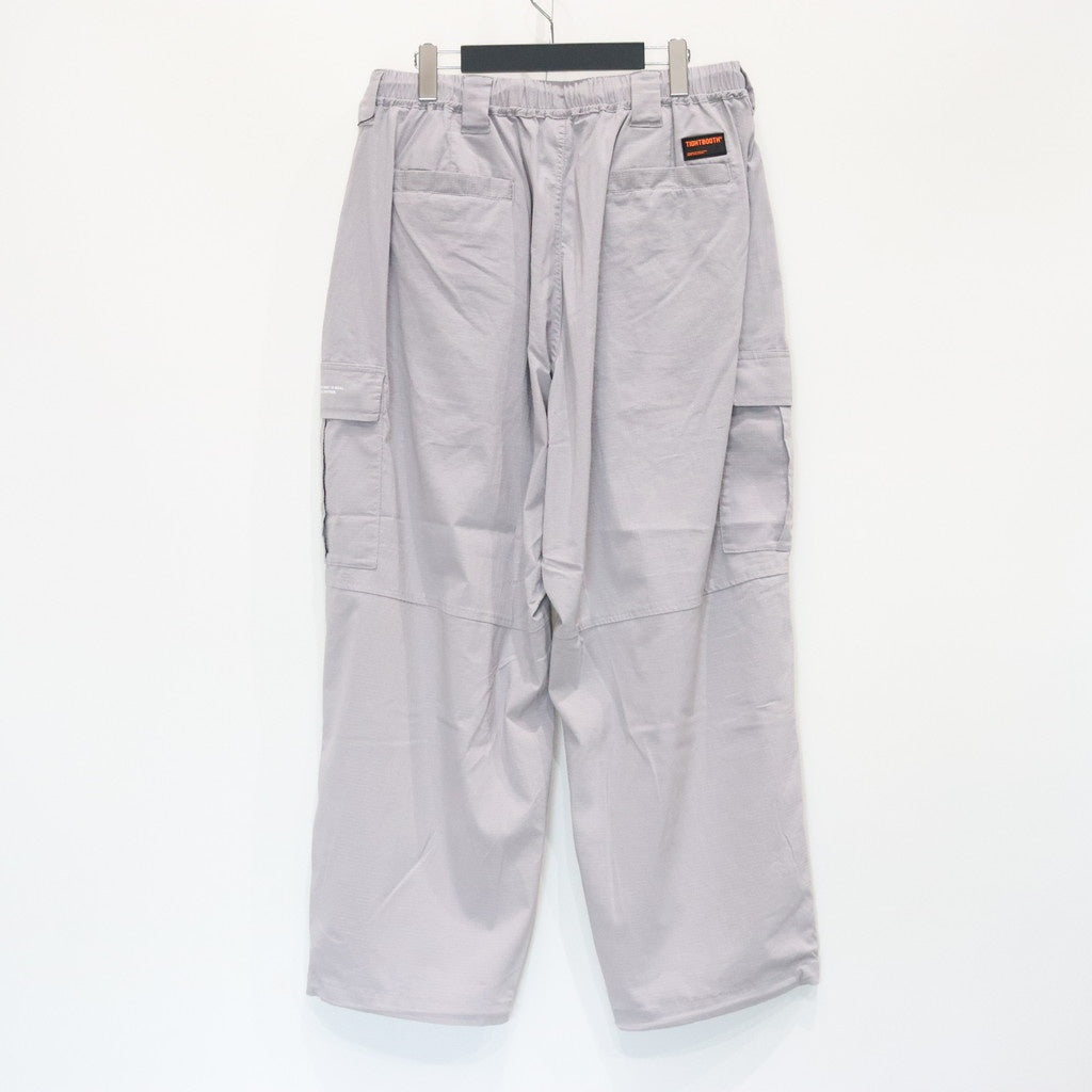 SEERSUCKER CARGO BALLOON PANTS #Grey [SU25-B06]