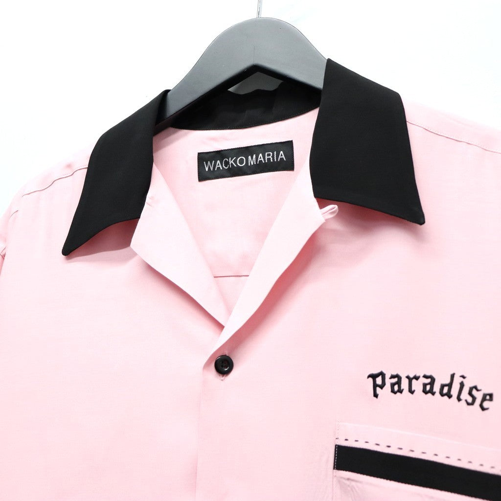 SWITCHING SHIRT S/S ( TYPE-2 ) #PINK [26SS-WMS-OC08]