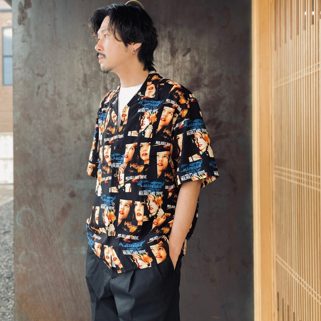 MULHOLLAND DRIVE | S/S HAWAIIAN SHIRT ( TYPE-1 ) #BLACK [MD-WM-HI01]