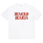 WASHED HEAVY WEIGHT CREW NECK T-SHIRT ( TYPE-11 ) #WHITE-RED [26SS-WMT-WT12]