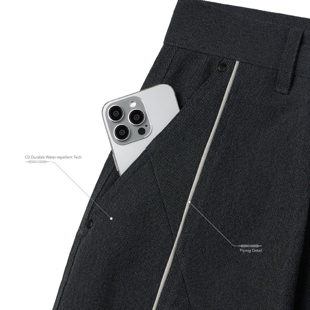 "DN-01" 手工剪裁牛仔布 #SHADOW [GOOPI-25SS-APR-02]