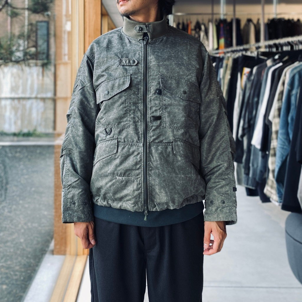 TECH MIL MECHANICS JACKET #D.OLIVE [BJ-41026W]