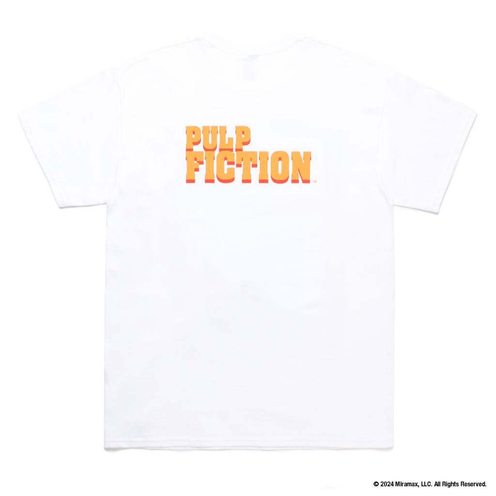 PULP FICTION | CREW NECK T-SHIRT (TYPE-5) #WHITE [PF-WM-TEE07]