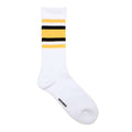 SKATER SOCKS ( TYPE-1 ) #WHITE-YELLOW [26SS-WMA-SO01]