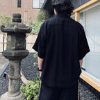 SWITCHING SHIRT S/S ( TYPE-1 ) #L-BLUE [26SS-WMS-OC02]