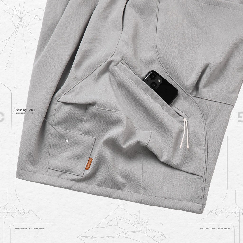 P01-M 「漸近」實用型空頭部位 #L-GRAY [GOOPI-24SS-APR-01]