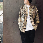LEOPARD FATIGUE JACKET #BEIGE [26FWE-WMO-ML02]