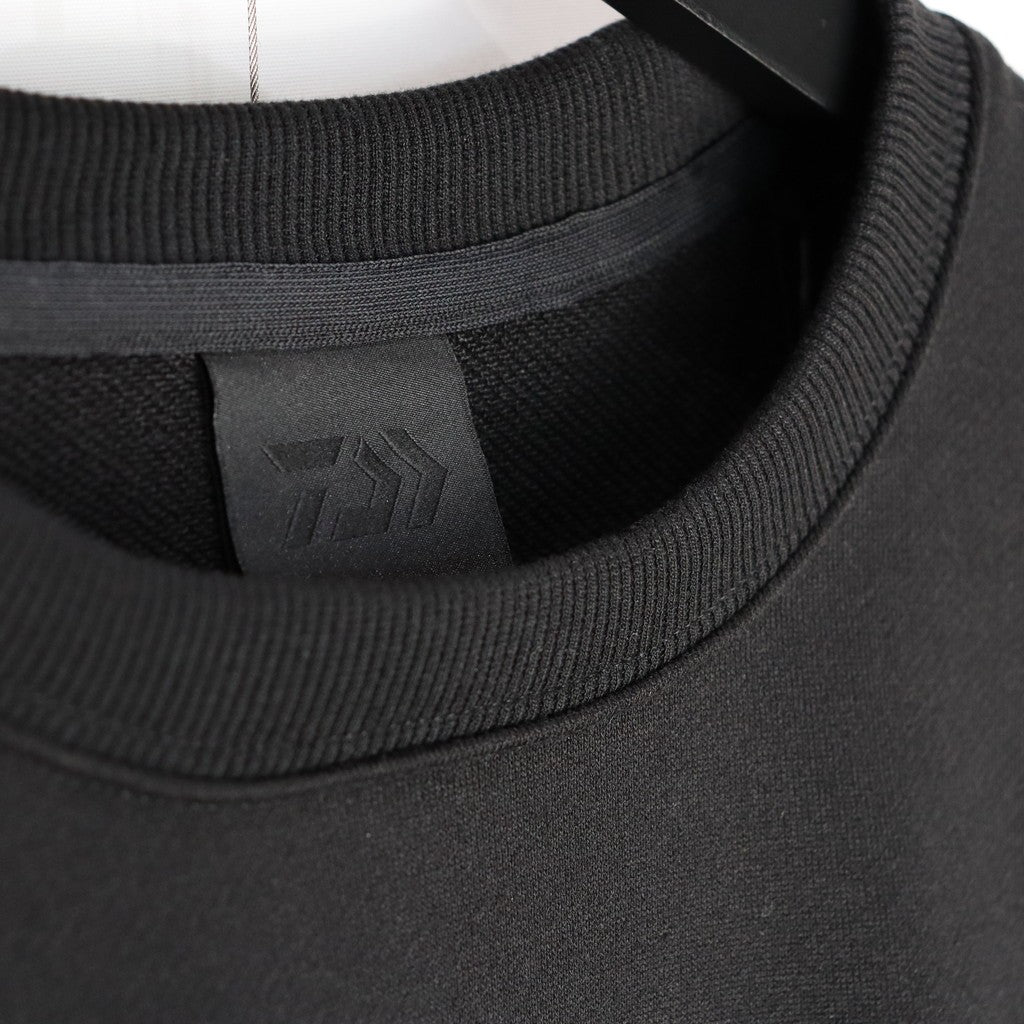 科技風短袖衛衣 #黑色 [BE-51025]