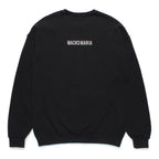 TIM LEHI | CREW NECK SWEAT SHIRT (TYPE-1) #BLACK [24FW-WMC-SS18]