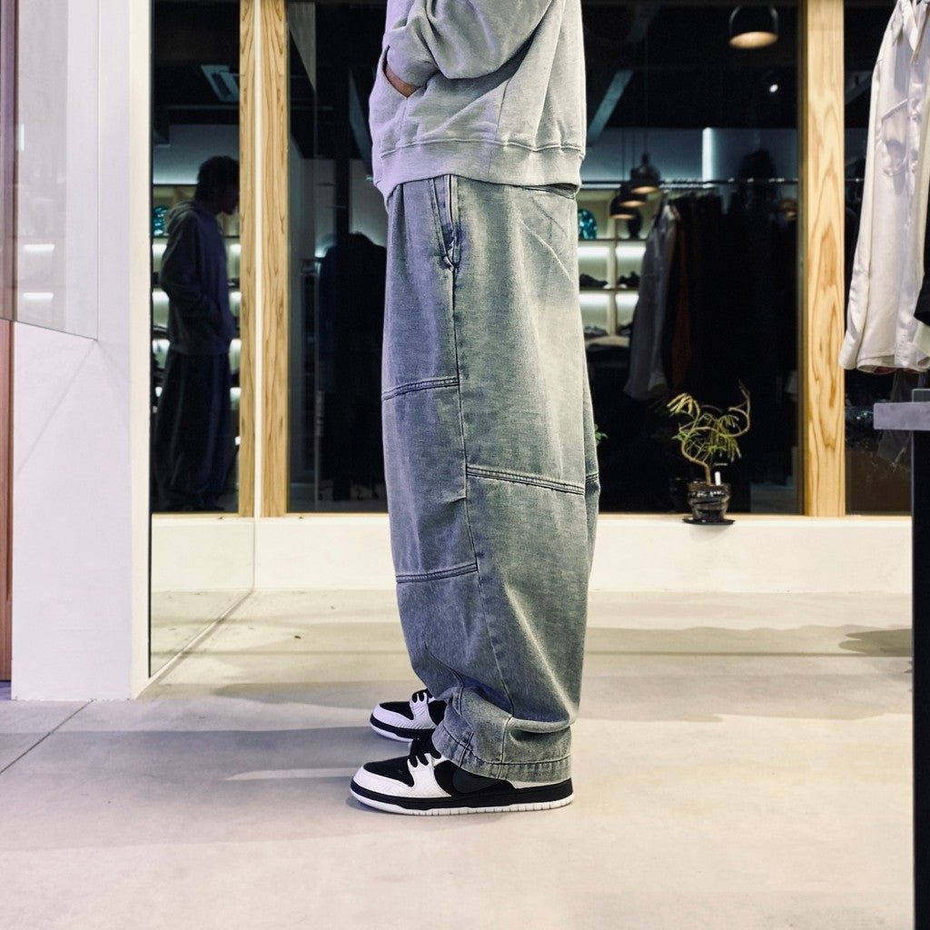 DENIM BALLOON PANTS #Blue [FW25-B07]