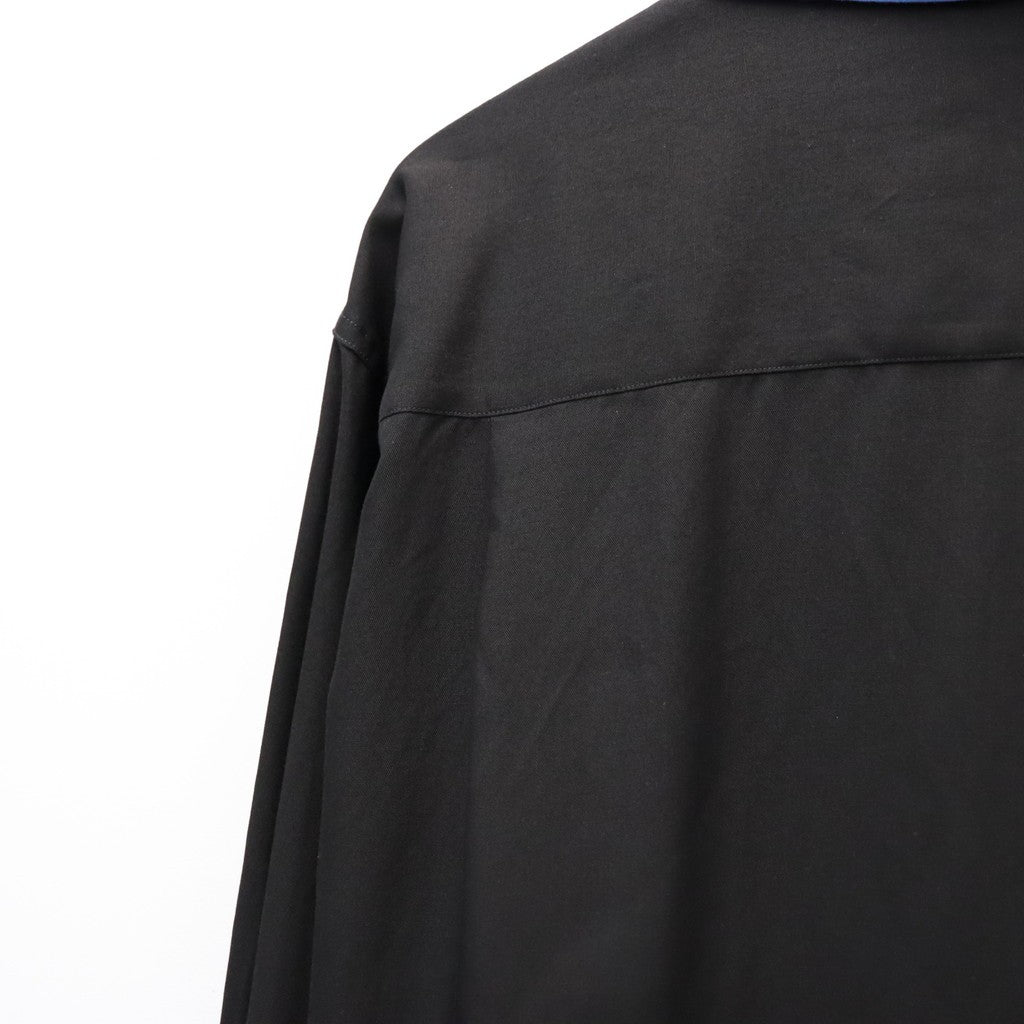SWITCHING SHIRT L/S #BLUE [26FWE-WMS-OC05]