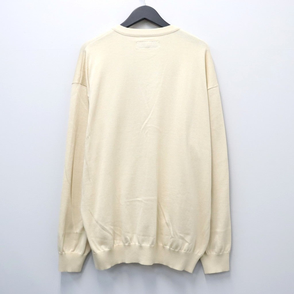 COTTON KNIT CARDIGAN ( TYPE-1 ) #IVORY [26FWE-WMK-KN03]