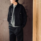 TRUCKER JACKET #BLACK [26FWE-WMO-BL05]