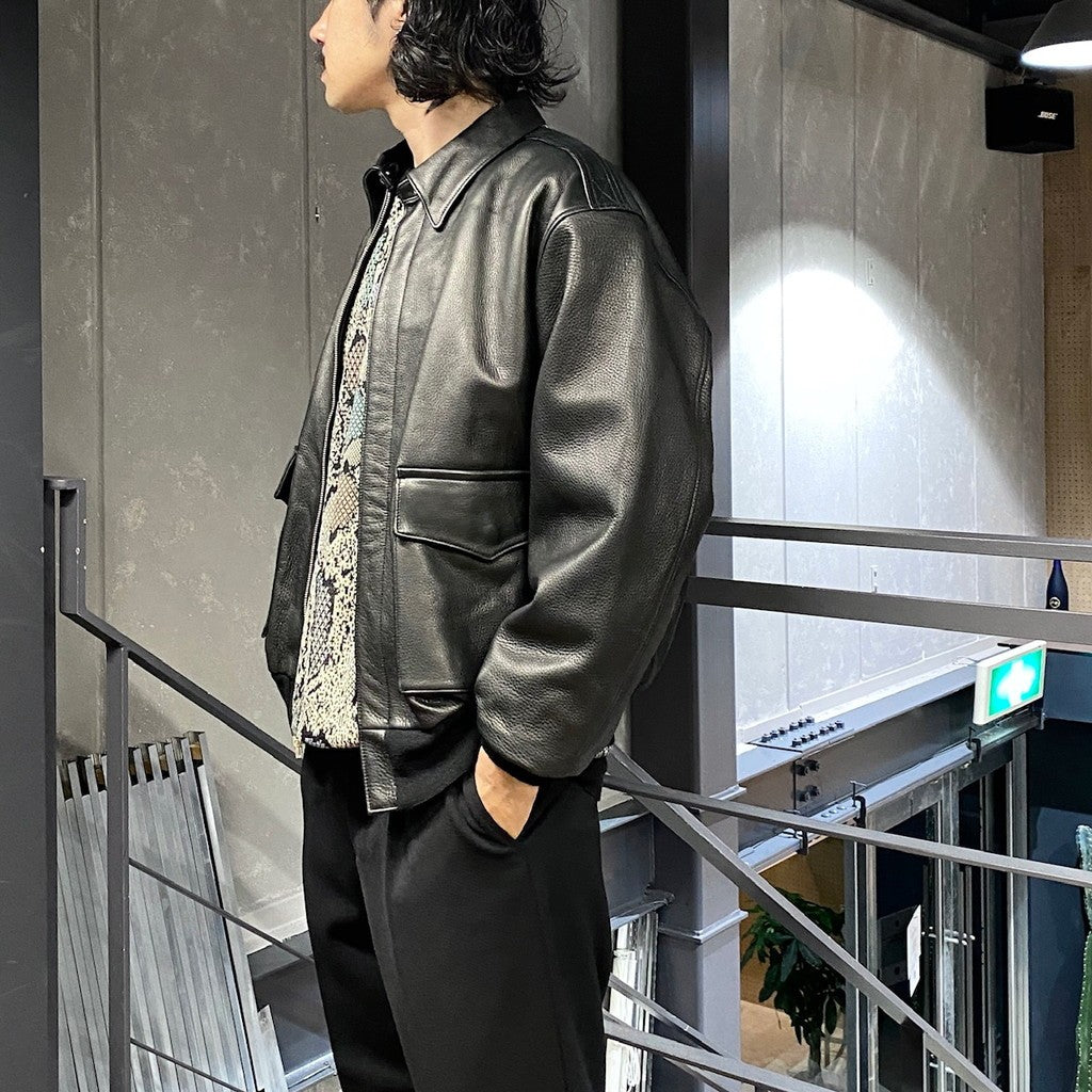 A-2 FLIGHT JACKET #BLACK [24FW-WMO-BL07]