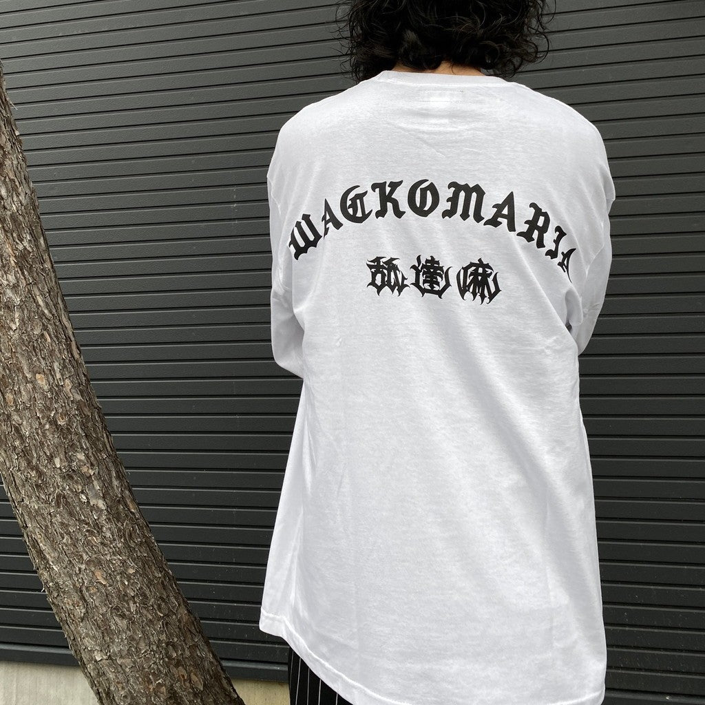 舐達麻 | HIGHTIMES | CREW NECK LONG SLEEVE T-SHIRT #WHITE [NMD-HIGHTIMES-WM-LT01]