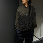 多口袋肩背包 #黑色 [BCL-69]