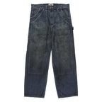 DOUBLE KNEE INDIGO DENIM PANTS #INDIGO [BWU-DKIDP]