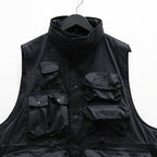 SOLOTEX PIGMENT DYE FEATURE VEST #Black [FPU10251U0001]